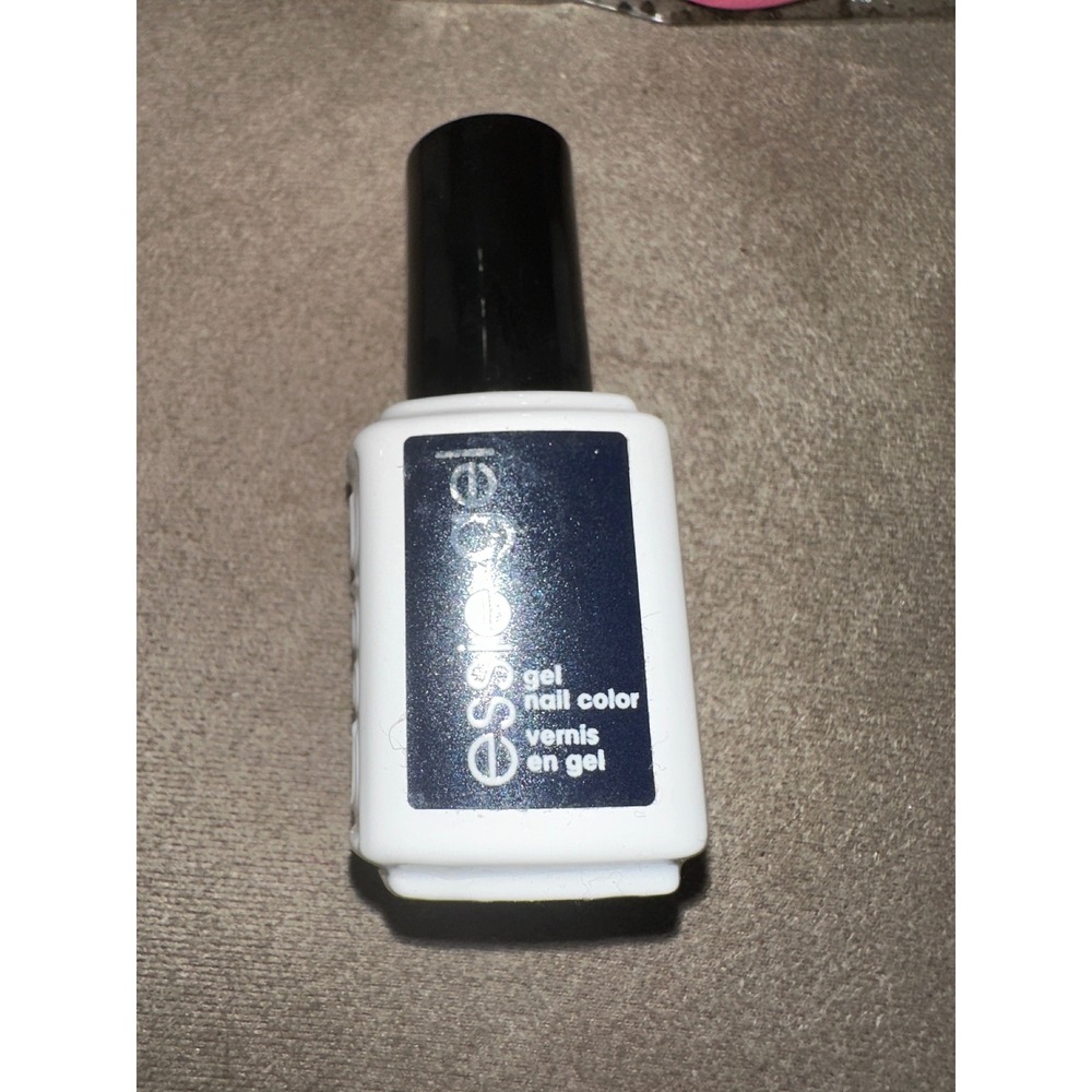 Essie Gel Nail Color Slipdress Navy Blue Shimmer